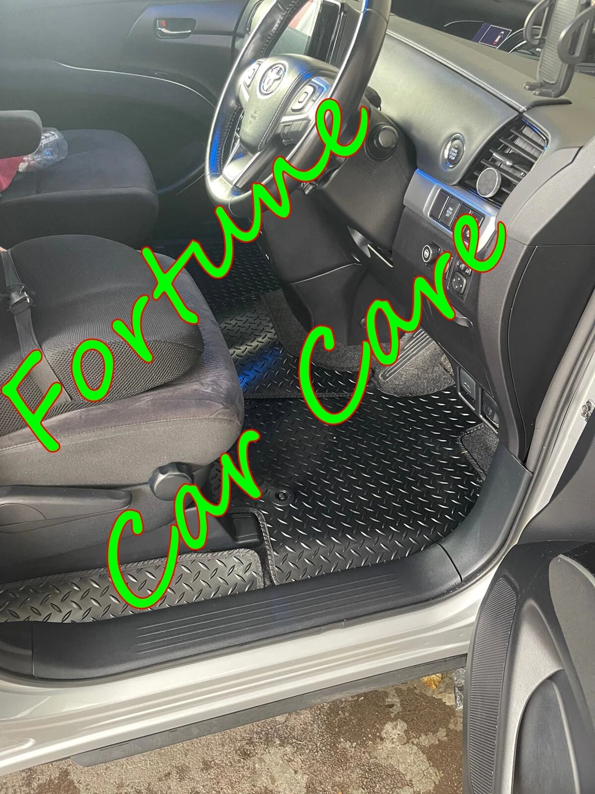 TOYOTA ESTIMA PETROL 11 Pcs as 7 SEATER +BOOT TAILORED RUBBER MAT in 3 & 5MM